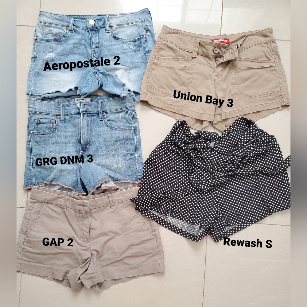 Lot of 5 shorts